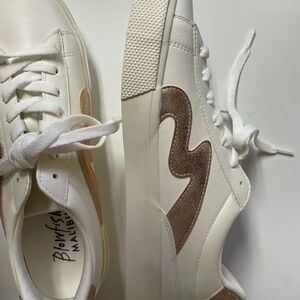 Malibu Women's White and Brown Sneakers